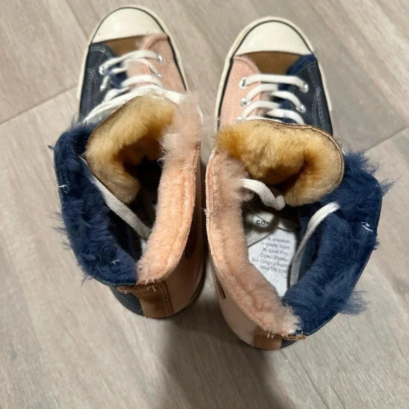 Converse Chuck 70 Blue and Pink Fur - Picture 4 of 6